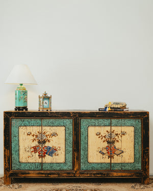 Sky blue sideboard