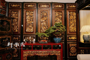 Elaborately Carved Divider Panels