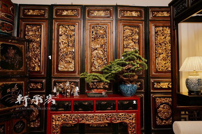 Elaborately Carved Divider Panels
