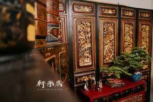 Elaborately Carved Divider Panels