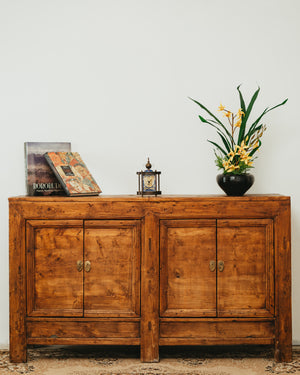 Natural Wooden Sideboard