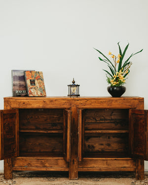 Natural Wooden Sideboard