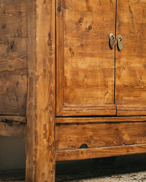 Natural Wooden Sideboard