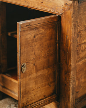 Natural Wooden Sideboard
