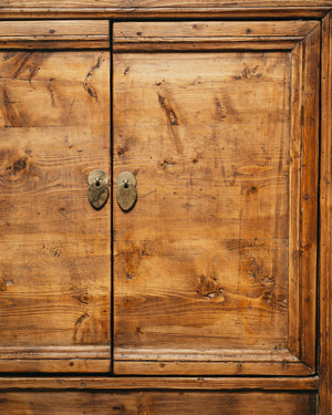 Natural Wooden Sideboard