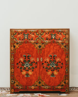 Reddish Tibetan Cabinet
