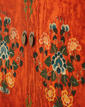 Reddish Tibetan Cabinet