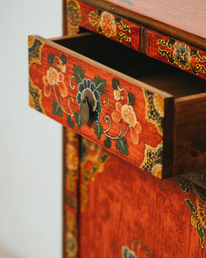 Reddish Tibetan Cabinet