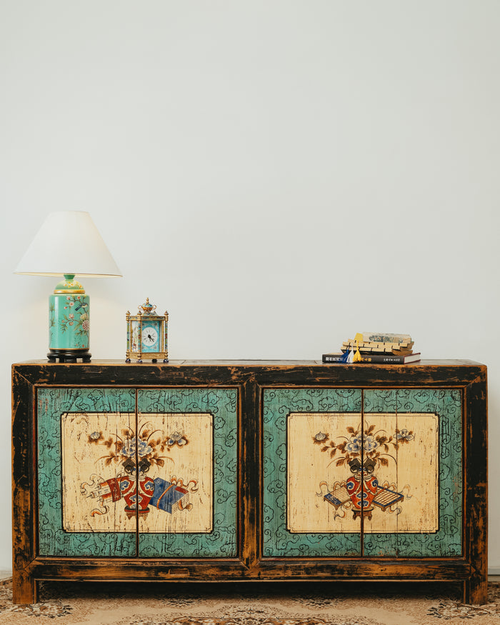 Sky blue sideboard