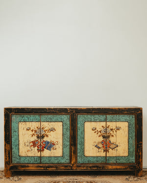 Sky blue sideboard