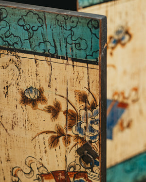 Sky blue sideboard