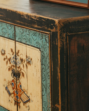 Sky blue sideboard