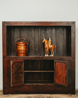 Hand Drawn Display Shelf Cabinet