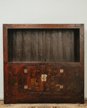 Hand Drawn Display Shelf Cabinet