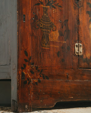 Hand Drawn Display Shelf Cabinet
