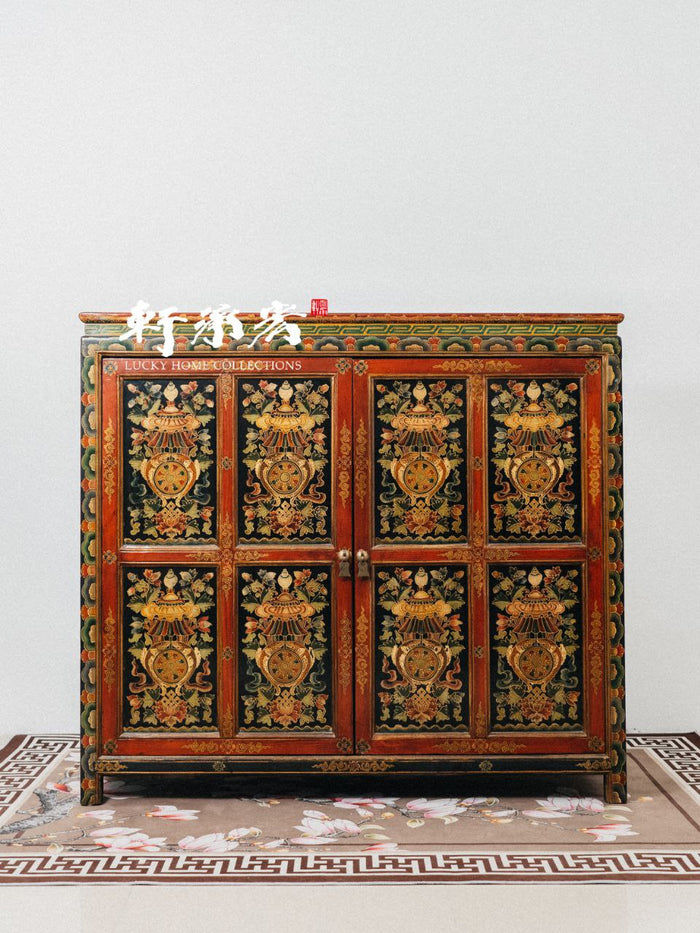 Hand drawn tall sideboard