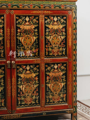 Hand drawn tall sideboard