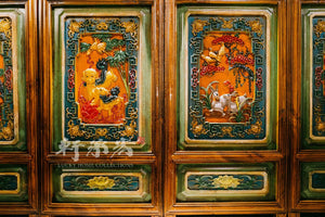 A Set of Six Elaborately Carved Divider Panels