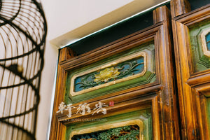 A Set of Six Elaborately Carved Divider Panels