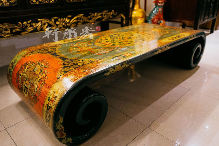 Scroll Leg Tea Table