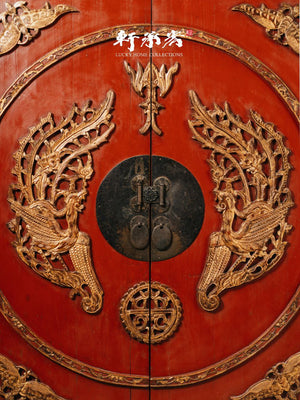 Cabinet with Intricately Carved Reliefs